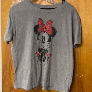 Disney Gray Tee with Red Accents